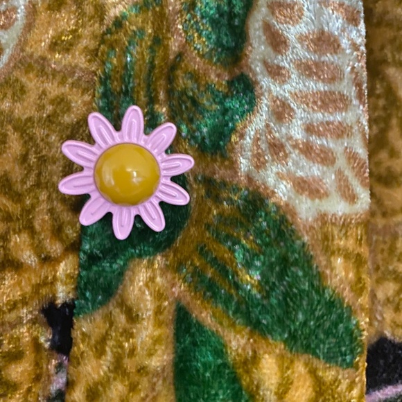 Farm Rio Garden velvet dress - Picture 5 of 5